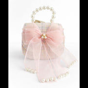 Arabella Mini Bow Handbag - Pink