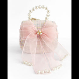 Arabella Mini Bow Handbag - Pink