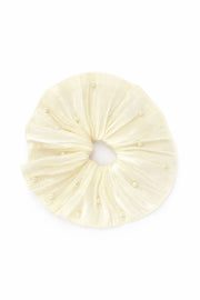 satin Vanessa pearl scrunchie