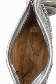 Sienna Denim Handbag - Dark blue