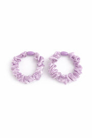 Satin rhinestone scrunchie