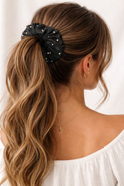 satin Vanessa pearl scrunchie
