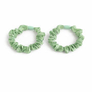 Satin rhinestone scrunchie