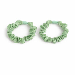 Satin rhinestone scrunchie