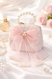 Arabella Mini Bow Handbag - Pink