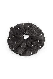 satin Vanessa pearl scrunchie