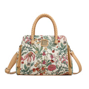 Henney Bear Handbags H-336 Floral Summer Beige