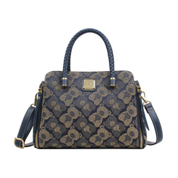 Henney Bear Handbags H-336 Shadow Bear Blue