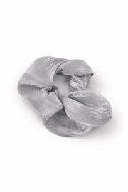 Satin Vanessa purple scrunchie