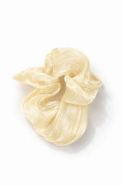 Satin Vanessa cream scrunchie
