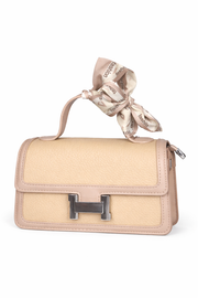H Handbag Nude