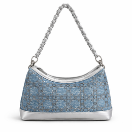 Sienna Denim Handbag - Dark blue