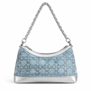 Sienna Denim Handbag - Light Blue