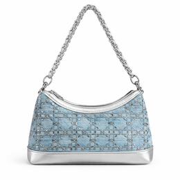 Sienna Denim Handbag - Light Blue