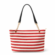 Vicky Casual Canvas  Bag - Red