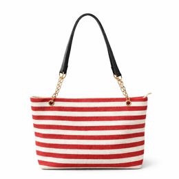 Vicky Casual Canvas  Bag - Red
