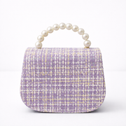Arabella Mini Bow Handbag - Purple