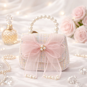 Arabella Mini Bow Handbag - White