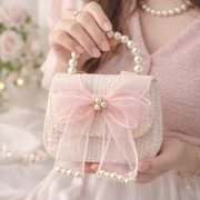Arabella Mini Bow Handbag - White