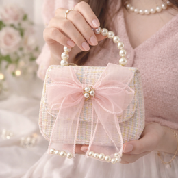 Arabella Mini Bow Handbag - White