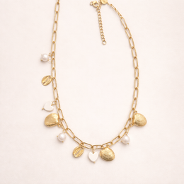 Golden Pearl Sea Necklace