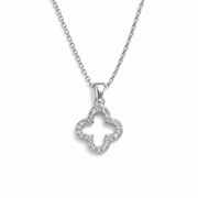 Silver Clover Necklace