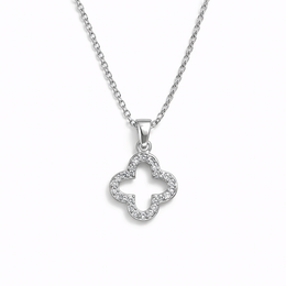 Silver Clover Necklace