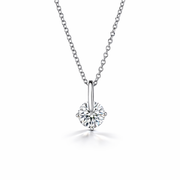 Silver Diamond Necklace