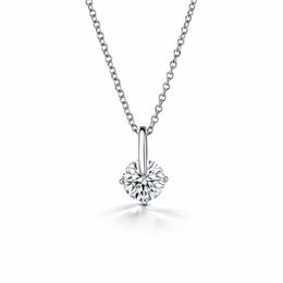 Silver Diamond Necklace