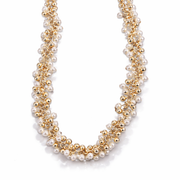 Gold Pearl Necklace