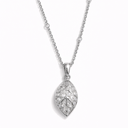 Leaf Silver Necklace