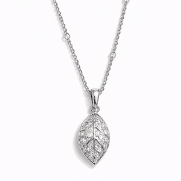 Leaf Silver Necklace