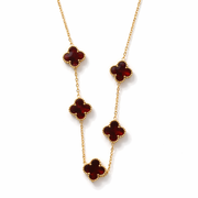 Marble Red Necklace