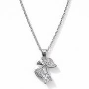 Silver Cherry Necklace